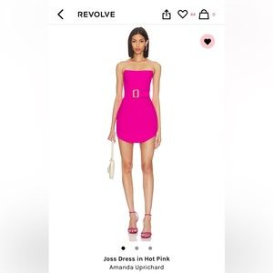 Joss Dress Amanda Uprichard in Hot Pink